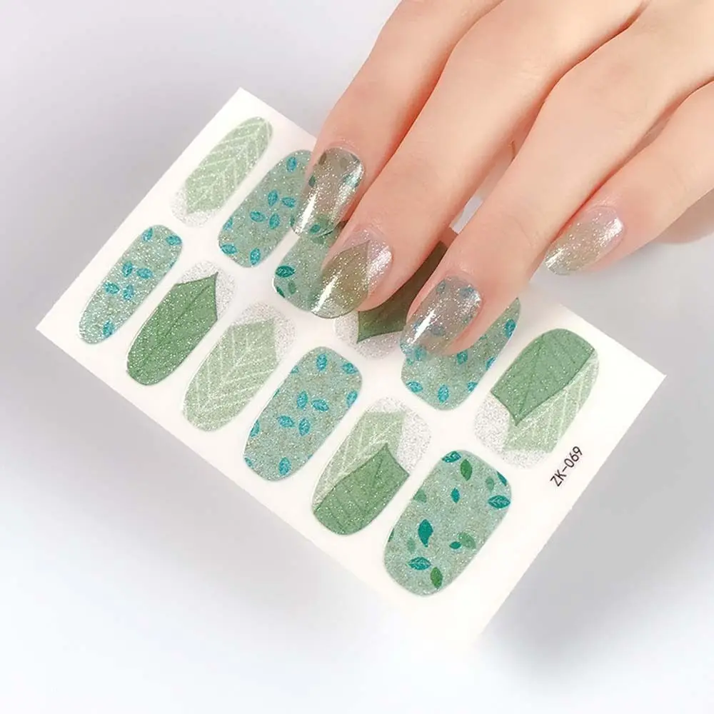 Korean New Colorful Flower Rainbow Heart Glitter Nail Stickers Self-stick Full Cover Nail Wraps Stripe Women Nail Nail Art Deocr
Korean New Colorful Flower Rainbow Heart Glitter Nail Stickers Self-stick Full Cover Nail Wraps Stripe Women Nail Nail Art Deocr