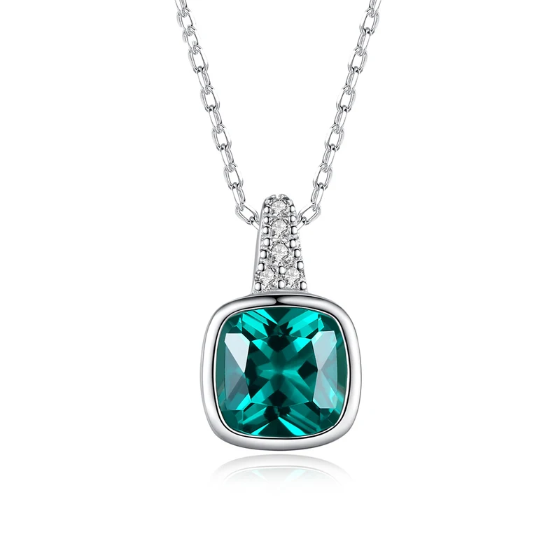 925 Sterling Silver Emerald Square Green Tourmaline Color Treasure Choker Necklace Silver Color Dazzling Banquet Party Jewelry
925 Sterling Silver Emerald Square Green Tourmaline Color Treasure Choker Necklace Silver Color Dazzling Banquet Party Jewelry
