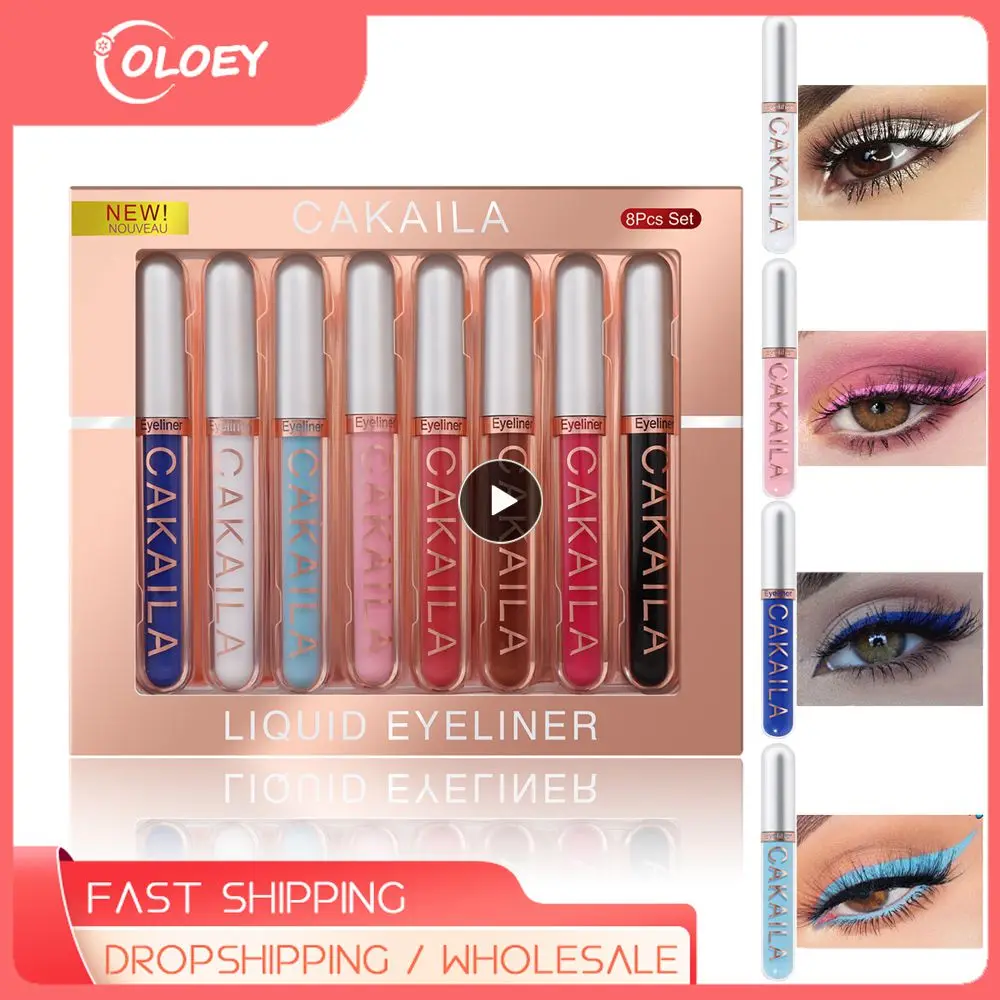 Liquid Eyeliner Set Color Glitter Practical Matte Eyeliner Quick-dry Long-lasting Non-smudge Beauty Eye Liner Makeup Accessories
Liquid Eyeliner Set Color Glitter Practical Matte Eyeliner Quick-dry Long-lasting Non-smudge Beauty Eye Liner Makeup Accessories