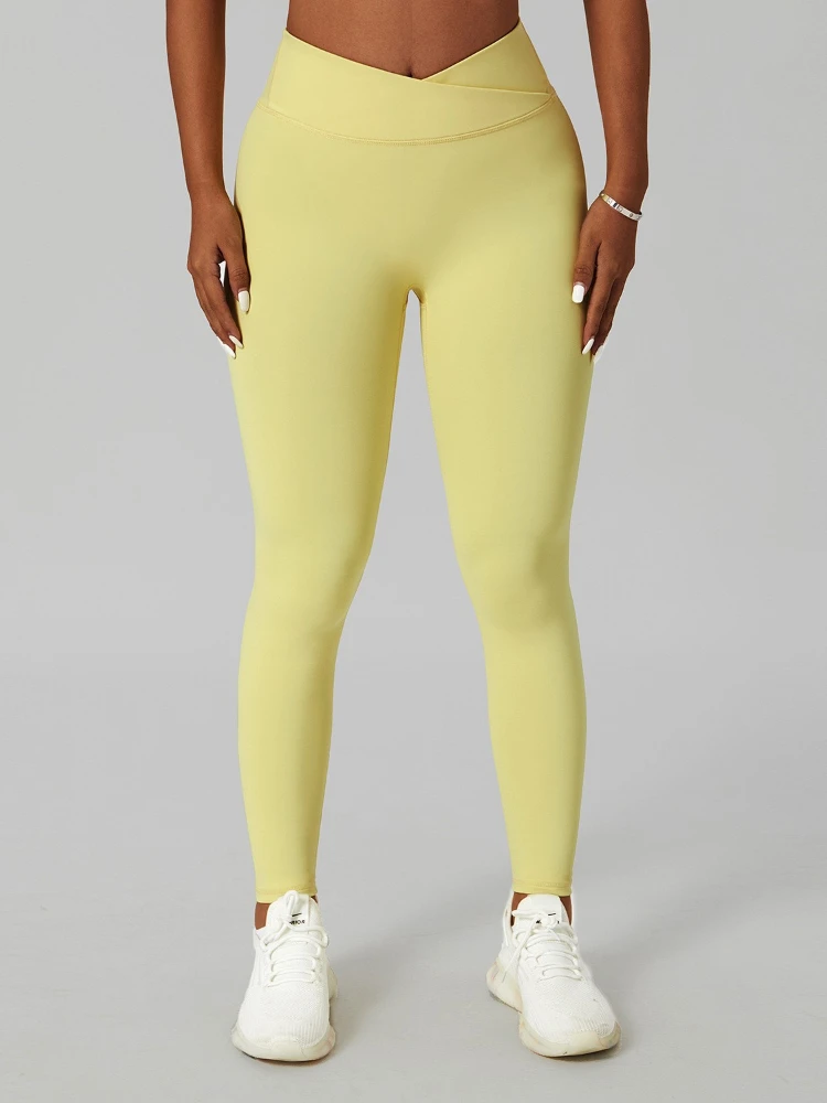CHRLEISURE V-Wasit Yoga Pant Sexy Butt Lift Sports Legging Naked Feeling Athletic Tights Elastic Fitness Pant Women Gym Clothing
CHRLEISURE V-Wasit Yoga Pant Sexy Butt Lift Sports Legging Naked Feeling Athletic Tights Elastic Fitness Pant Women Gym Clothing