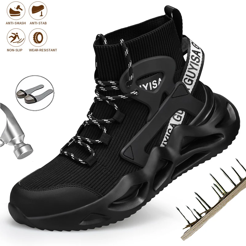 2022 New Fashion Man's Work Safety Shoes Steel Toe Cap Indestructible Men Ankle Hiking Boots Anti-smash Sport Sneakers for Male
2022 New Fashion Man's Work Safety Shoes Steel Toe Cap Indestructible Men Ankle Hiking Boots Anti-smash Sport Sneakers for Male