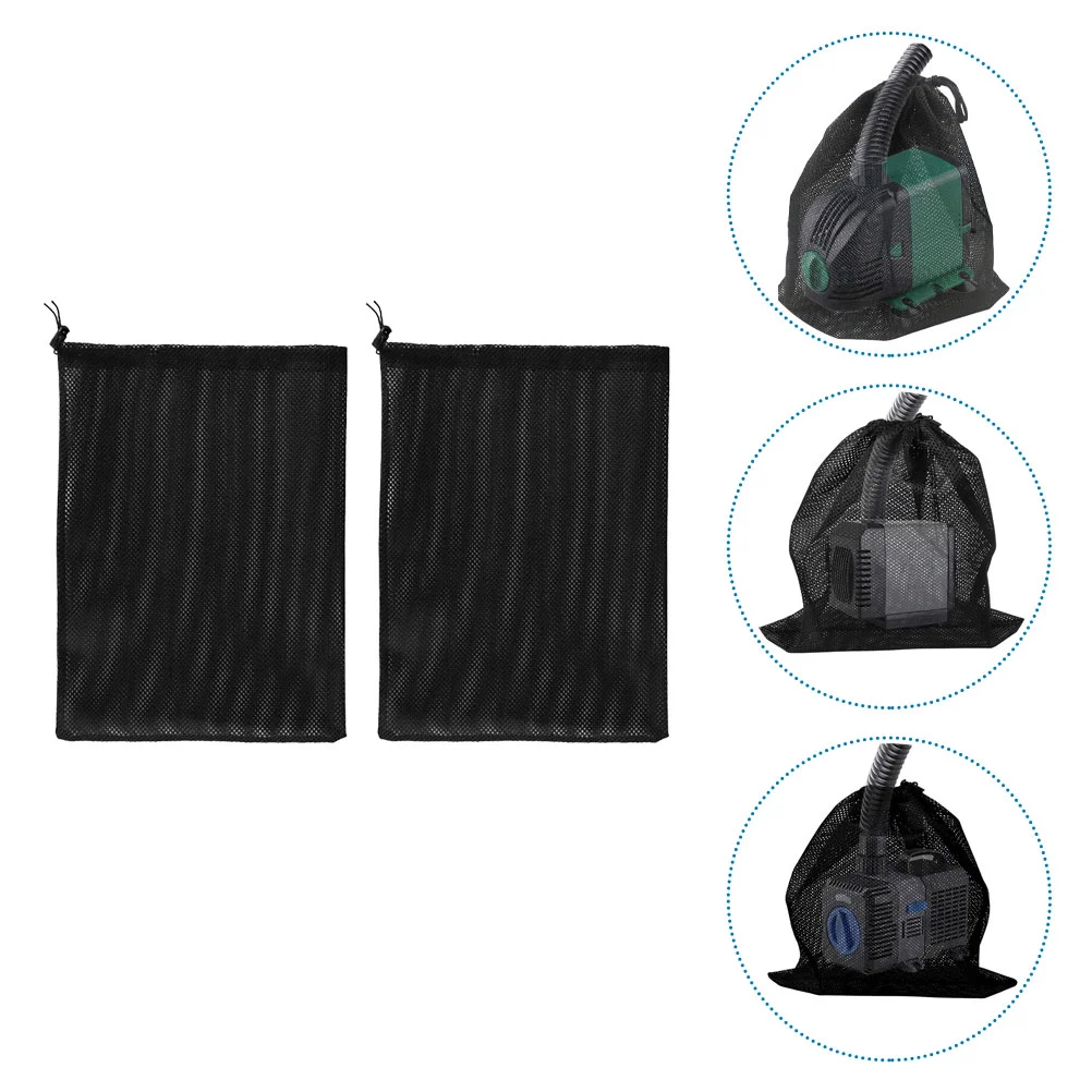 2 Pcs Water Pump Filter Nylon Mesh Bag Fish Tank Barrier Polyester Pond Pouch Drawstring
2 Pcs Water Pump Filter Nylon Mesh Bag Fish Tank Barrier Polyester Pond Pouch Drawstring