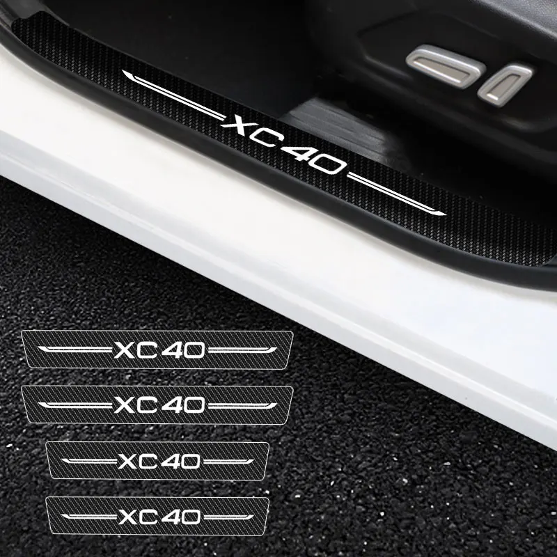 4 Pieces Car Threshold For Volvo XC40 Logo Car Stickers Anti Scratch Door Sill Protector Protection Carbon Fiber Car Stylin
4 Pieces Car Threshold For Volvo XC40 Logo Car Stickers Anti Scratch Door Sill Protector Protection Carbon Fiber Car Stylin