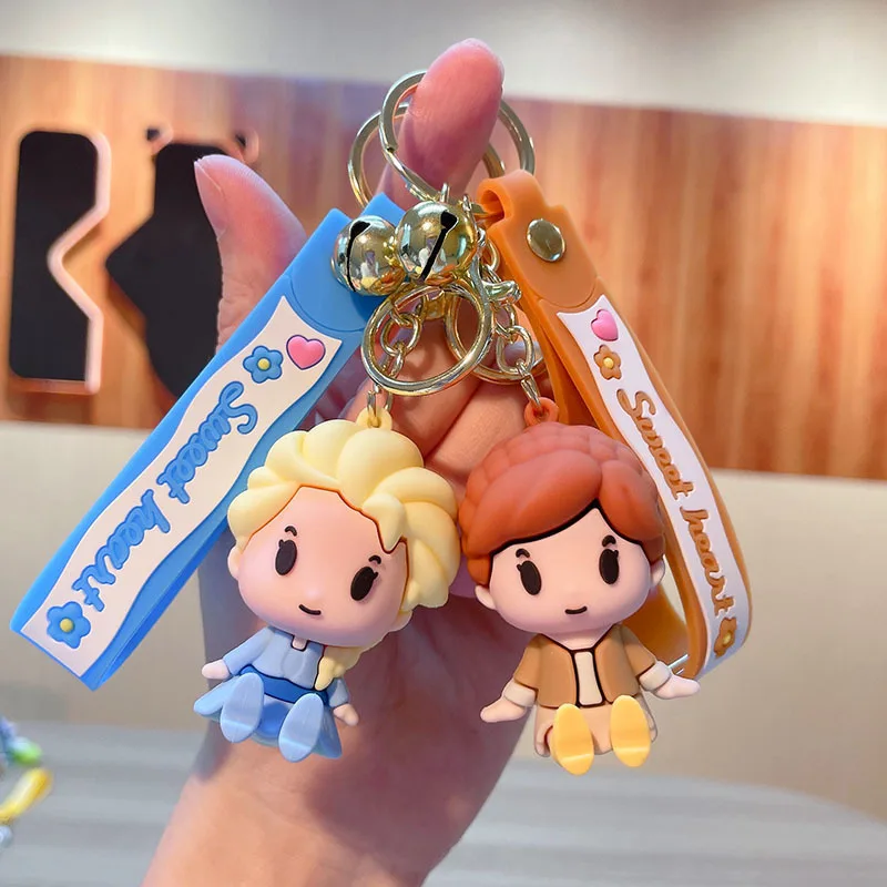 Disney Princess Anime Frozen Figure Elsa Anna Kristoff Olaf Keychain Bag Accessories Car Pendant Keyring Kids Toy Birthday Gift
Disney Princess Anime Frozen Figure Elsa Anna Kristoff Olaf Keychain Bag Accessories Car Pendant Keyring Kids Toy Birthday Gift