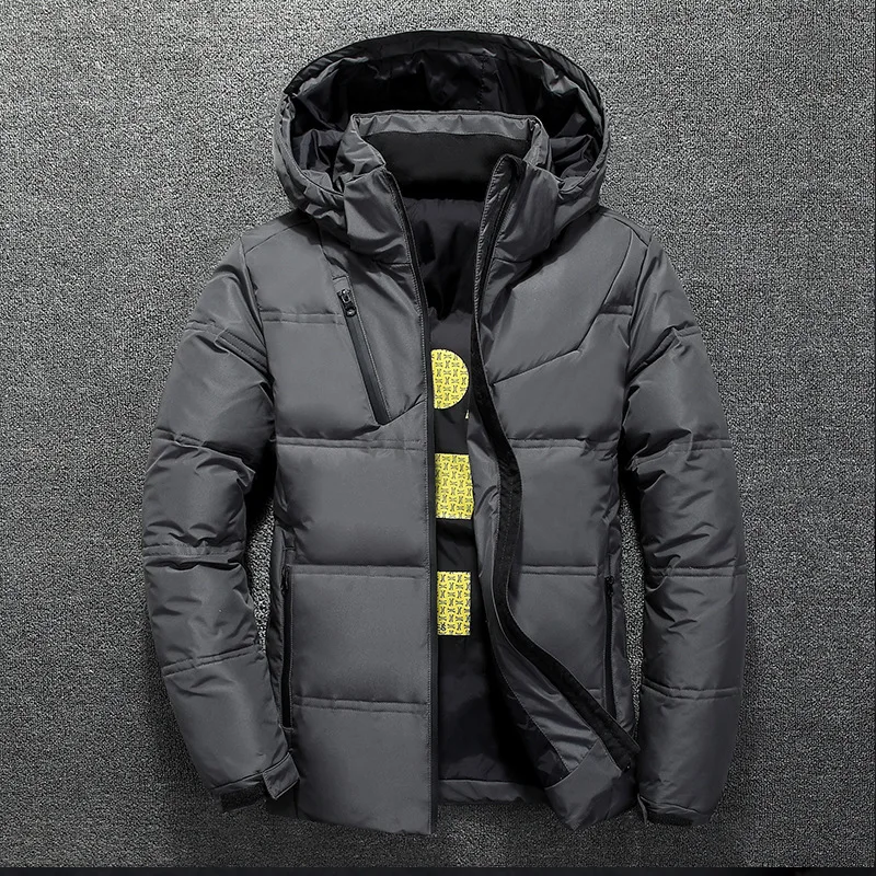 New White Duck Down Jacket Men Winter Warm Solid Color Hooded Down Coats Thick Duck Parka Mens Down Jackets Winter Outdoor Coat
New White Duck Down Jacket Men Winter Warm Solid Color Hooded Down Coats Thick Duck Parka Mens Down Jackets Winter Outdoor Coat