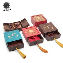 Jewelry Box Ancient Packaging Box Heritage Series Bracelet Pendant Necklace Jewelry Organizer Packaging Bags Earrings