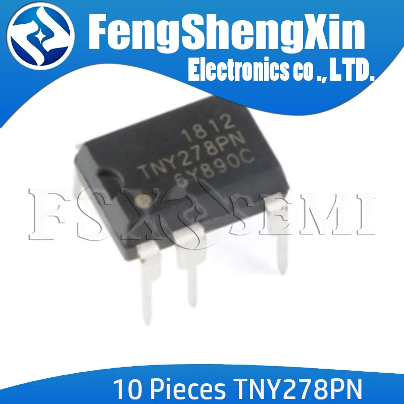 10pcs/lot TNY278PN DIP-7 TNY278P TNY278 Off-Line Switcher ic 
10pcs/lot TNY278PN DIP-7 TNY278P TNY278 Off-Line Switcher ic