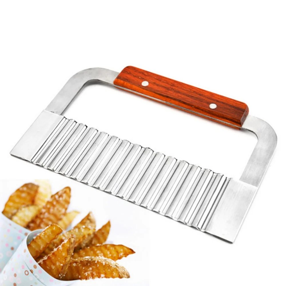 Crinkle Chopper Wave Potato Cutter Vegetable French Fry Slicer Wave Slicer Durable Stainless Steel Vegetable Slicer
Crinkle Chopper Wave Potato Cutter Vegetable French Fry Slicer Wave Slicer Durable Stainless Steel Vegetable Slicer