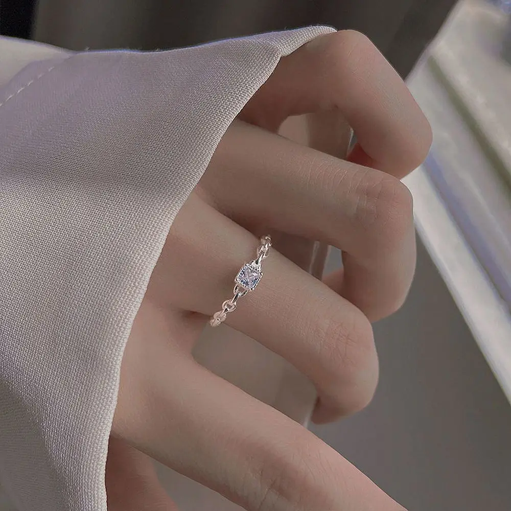 Elegant Square Cubic Zircon Rings For Women Girls Micro Paved Open Adjustable Ring Fashion Jewelry Gifts
Elegant Square Cubic Zircon Rings For Women Girls Micro Paved Open Adjustable Ring Fashion Jewelry Gifts