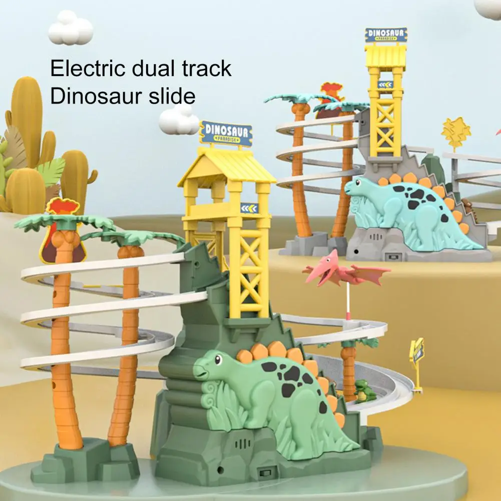 1 Set ABS Plastic Electric Ladder Toy Dynamic Sound Dinosaur Roller Coaster Electric Track Toy Children Gift
1 Set ABS Plastic Electric Ladder Toy Dynamic Sound Dinosaur Roller Coaster Electric Track Toy Children Gift