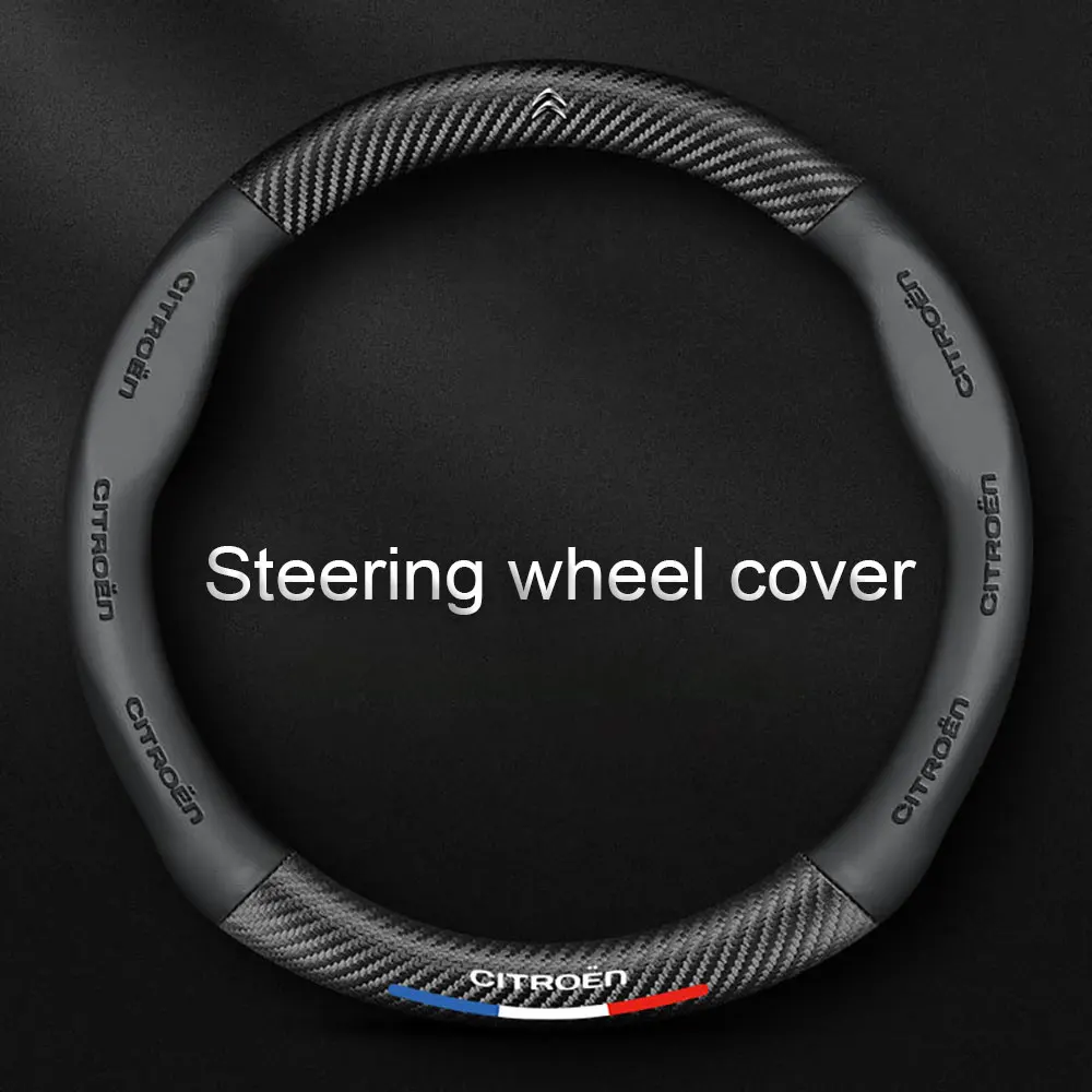 Car Steering Wheel Cover Non-slip Leather Carbon Fiber For Citroen C1 C2 C3 C4 C5 C6 C8 C4L DS3 DS4 DS5LS Auto Accessories
Car Steering Wheel Cover Non-slip Leather Carbon Fiber For Citroen C1 C2 C3 C4 C5 C6 C8 C4L DS3 DS4 DS5LS Auto Accessories