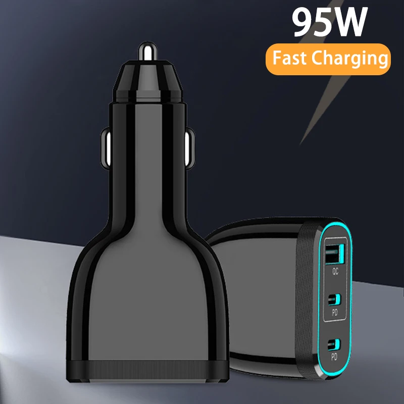 95 Вт USB C автомобильное зарядное устройство Dual Type C PD 65 Вт/45 Вт/30 Вт/20 Вт QC3.0 адаптер для быстрой зарядки для Macbook Lenovo ноутбука iPhone 13/12
95 Вт USB C автомобильное зарядное устройство Dual Type C PD 65 Вт/45 Вт/30 Вт/20 Вт QC3.0 адаптер для быстрой зарядки для Macbook Lenovo ноутбука iPhone 13/12