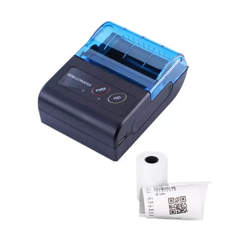 Mini DC5V 2A Blue Bluetooth Thermal Receipt Printer USB Bill Invoice Printer Inkless Wireless PC Android iOS Printers Impresoras
Mini DC5V 2A Blue Bluetooth Thermal Receipt Printer USB Bill Invoice Printer Inkless Wireless PC Android iOS Printers Impresoras