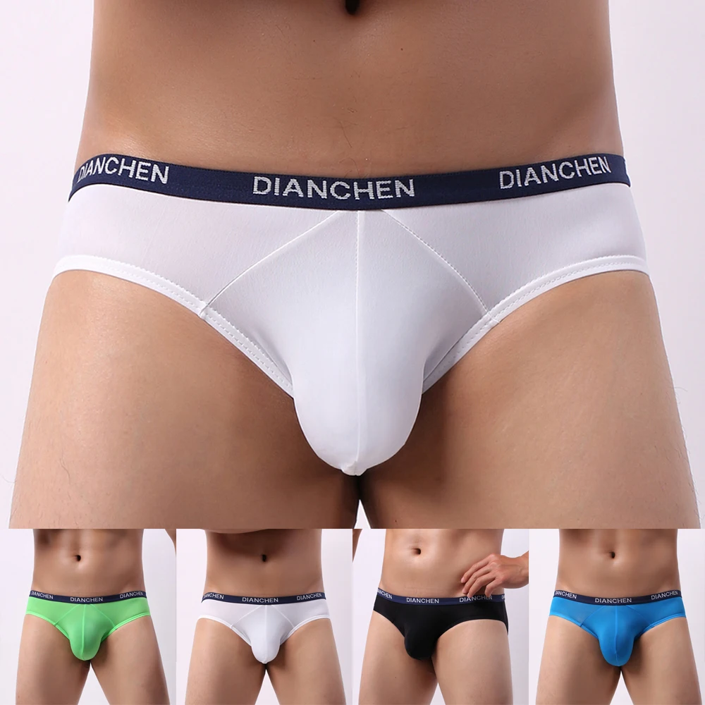 Letter Printing Men's Underpants Comfortable Ice Silk Male Briefs Breathable 3D-Pouch Bulge Pouch Male Underwear Elastic Panty
Letter Printing Men's Underpants Comfortable Ice Silk Male Briefs Breathable 3D-Pouch Bulge Pouch Male Underwear Elastic Panty