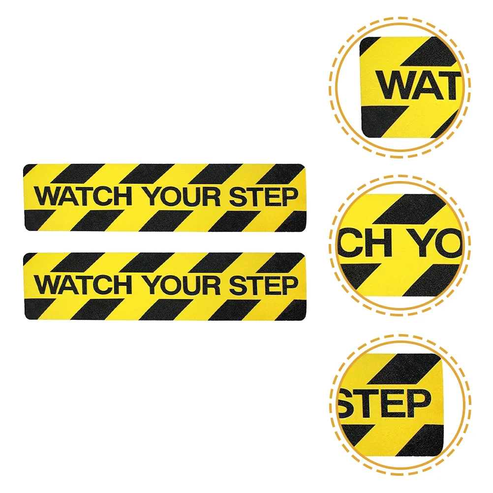 2 Pcs Stairs Anti-Slip Tape Caution Stickers Slippery When Wet Floor Warning Decals Sign
2 Pcs Stairs Anti-Slip Tape Caution Stickers Slippery When Wet Floor Warning Decals Sign