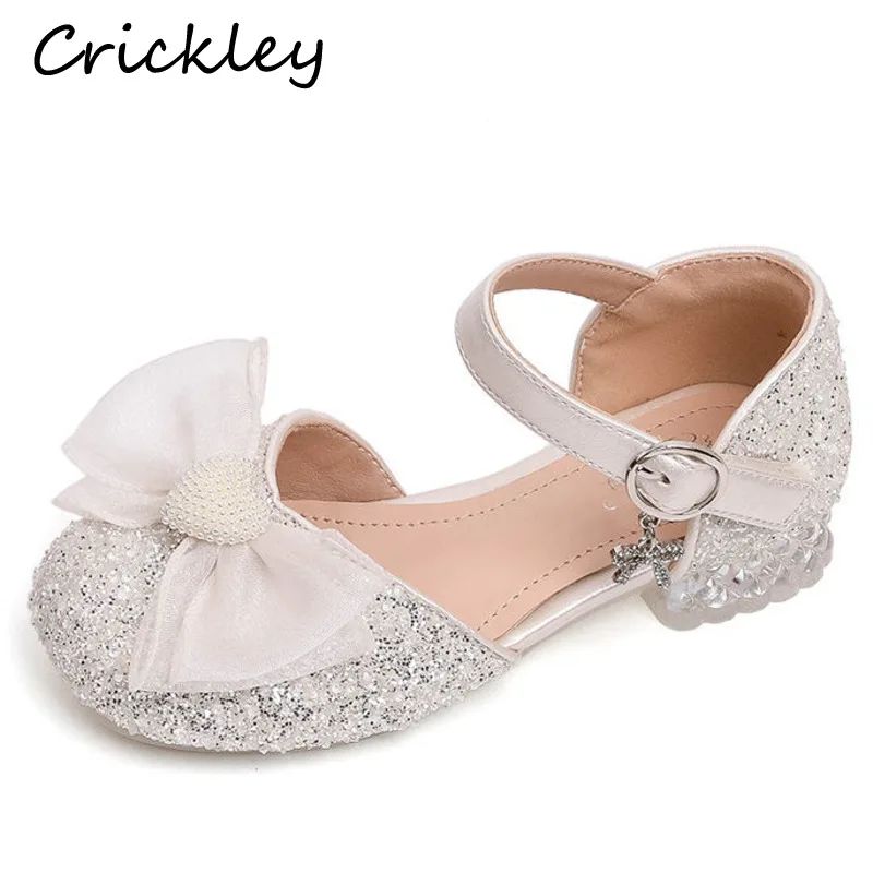 Kids Princess Shoes Summer Pearl Heart Bling Anti Slip Girls Flats Shoes Fashion Bow Party Dress Soft Sole Children Single Shoes
Kids Princess Shoes Summer Pearl Heart Bling Anti Slip Girls Flats Shoes Fashion Bow Party Dress Soft Sole Children Single Shoes