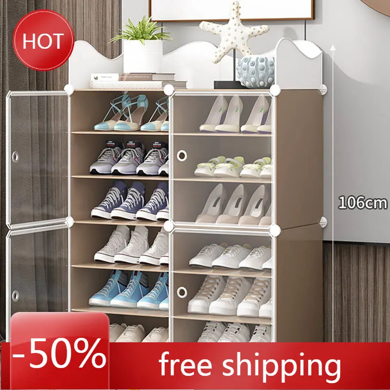 Multi Layer Plastic Shoe Rack Organizer Storage Space Saving Shoe Cabinets Free Shipping Armarios De Dormitorio Home Furniture
Multi Layer Plastic Shoe Rack Organizer Storage Space Saving Shoe Cabinets Free Shipping Armarios De Dormitorio Home Furniture