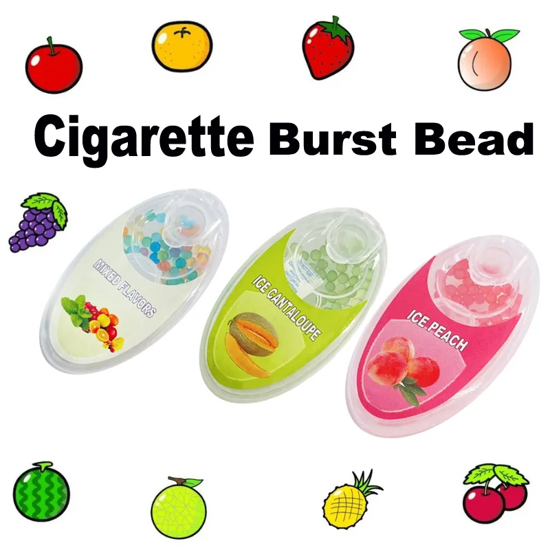 100Pcs Handy mini Pusher Box Fruit Menthol flavor Cigarette Explosion Beads Black Ice mint taste Cigarette Popping Push Balls
100Pcs Handy mini Pusher Box Fruit Menthol flavor Cigarette Explosion Beads Black Ice mint taste Cigarette Popping Push Balls