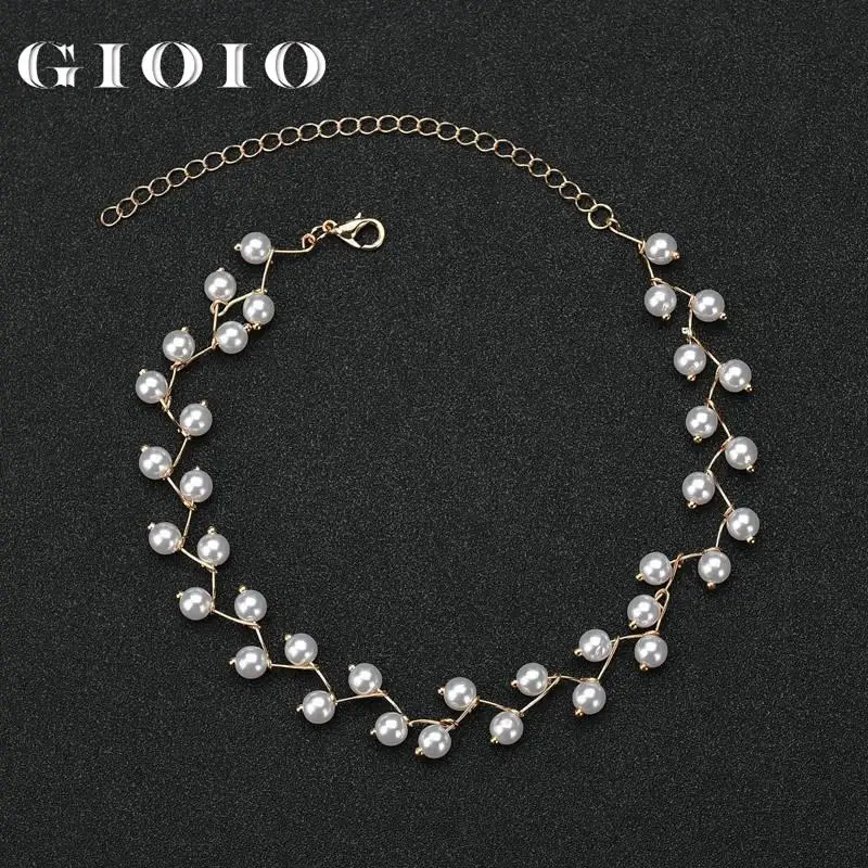 2022 New Pearl Branch Shape Gold Choker Necklace Korean Fashion Jewelry Goth Girl's Unusual Clavicle Chain For Woman
2022 New Pearl Branch Shape Gold Choker Necklace Korean Fashion Jewelry Goth Girl's Unusual Clavicle Chain For Woman