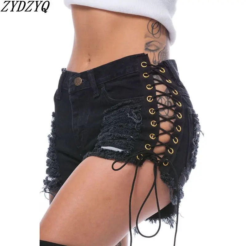 Summer Denim Shorts Women Clothing Black Beggar Ripped Short Pants Vintage Y2k Clothes Club Outfits Lounge Streetwear Wholesale
Summer Denim Shorts Women Clothing Black Beggar Ripped Short Pants Vintage Y2k Clothes Club Outfits Lounge Streetwear Wholesale