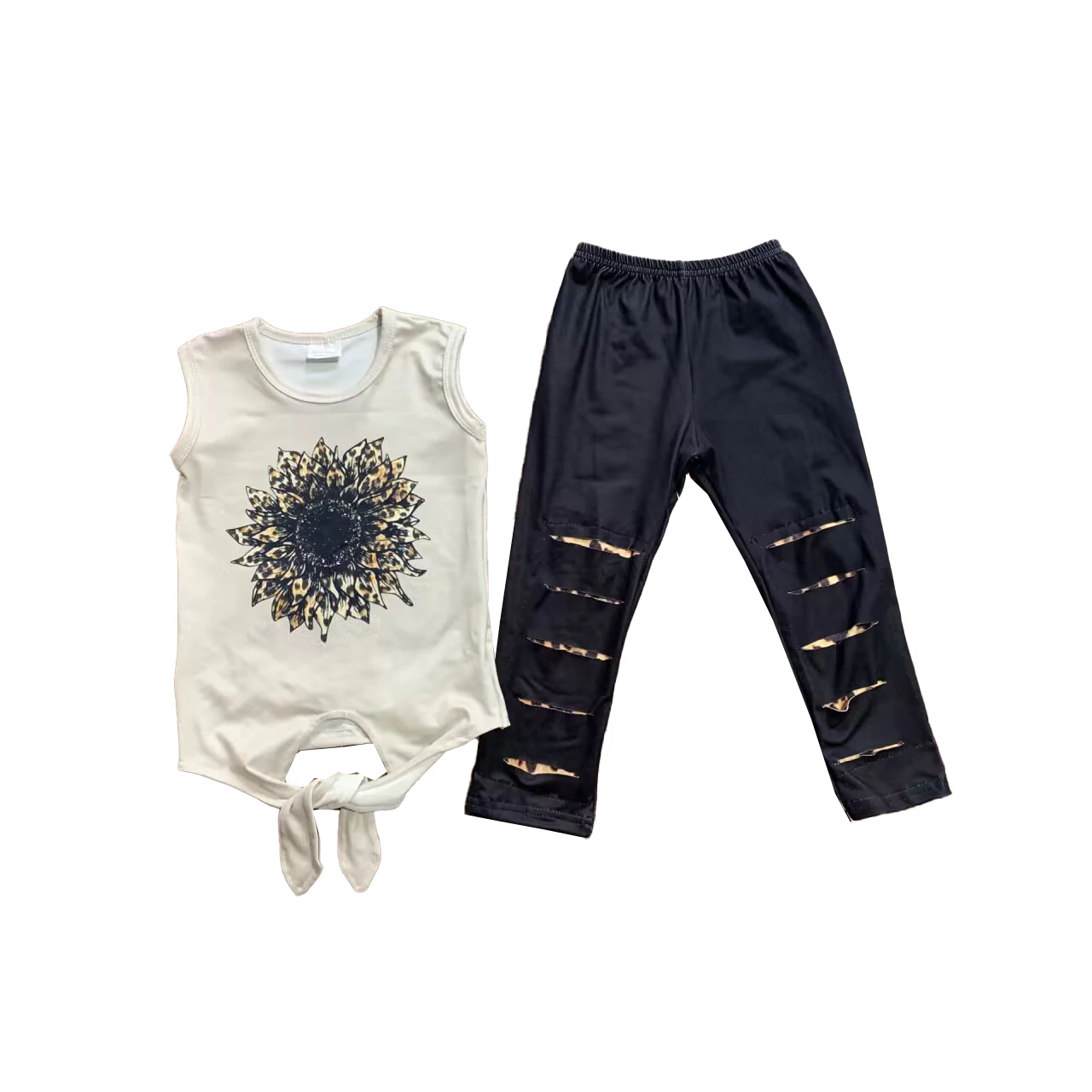 Baby Summer Clothing Newborn Baby Girl Floral Clothes Sleeveless Leopard Sunflower 2Pcs Outfits Set
Baby Summer Clothing Newborn Baby Girl Floral Clothes Sleeveless Leopard Sunflower 2Pcs Outfits Set