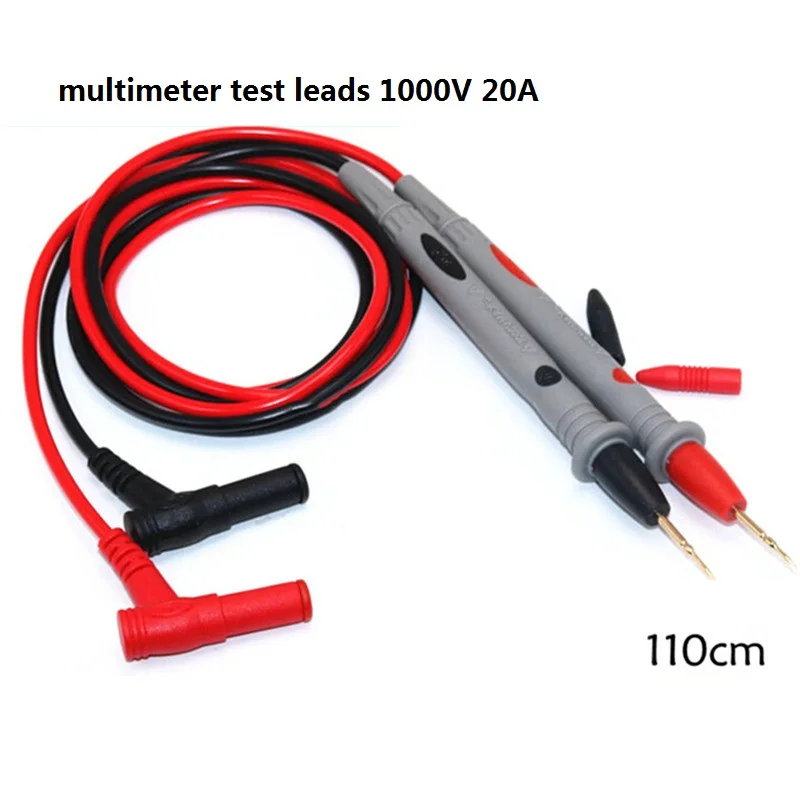 1 Pair 20A 1000V Multimeter Probe Test Leads Pin for Digital Multimeter Needle Tip Multi Meter Tester Lead Probe Wire Pen Cable
1 Pair 20A 1000V Multimeter Probe Test Leads Pin for Digital Multimeter Needle Tip Multi Meter Tester Lead Probe Wire Pen Cable