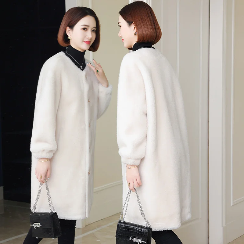 100% genuine leather real Small Gold Button Series Australian Wool Composite Fur Integrated Long Coat Women's Sheep Cut Fleece
100% genuine leather real Small Gold Button Series Australian Wool Composite Fur Integrated Long Coat Women's Sheep Cut Fleece
