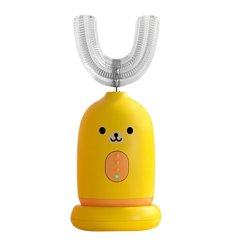 Children's 360 Degree Electric Toothbrush USB Rechargeable Waterproof U-Shaped Children's Silicone Toothbrush
Children's 360 Degree Electric Toothbrush USB Rechargeable Waterproof U-Shaped Children's Silicone Toothbrush
