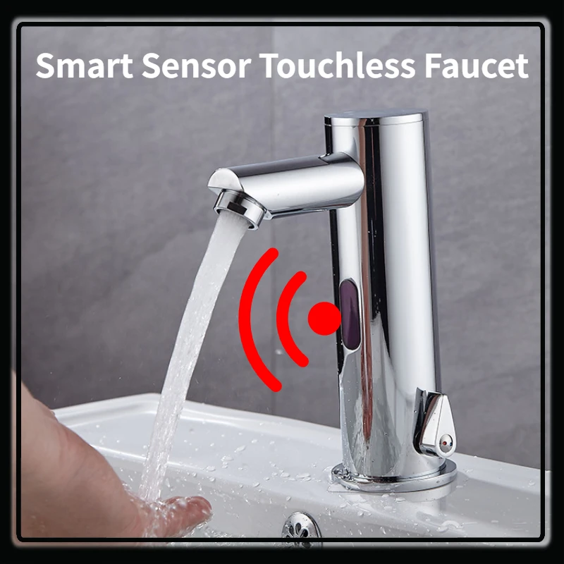 Bathroom Smart Sensor Faucet Touchless Basin Mixer Brass Hot and Cold Sink Faucets Kitchen Sensor Tap Vanity Infrared Auto Mixer
Bathroom Smart Sensor Faucet Touchless Basin Mixer Brass Hot and Cold Sink Faucets Kitchen Sensor Tap Vanity Infrared Auto Mixer