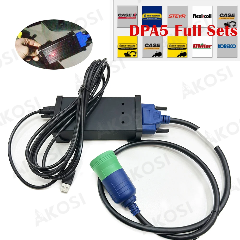 

For DPA5 Heavy Duty Truck Scanner Code Reader Full System Diagnostic Tool for Trailer Bus Wheel Loader Excavator Tractor All