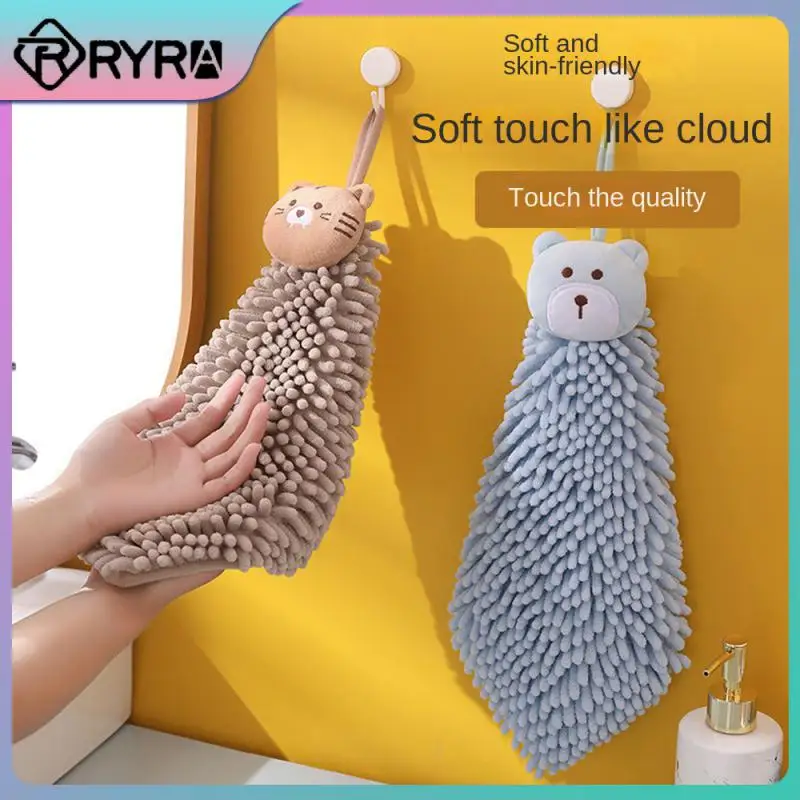 

Hanging Towels 87.9g Hand Towels Soft Handkerchief Three-dimensional Animal Clean Tools Exquisite Absorbent Towel 25cm Thicken