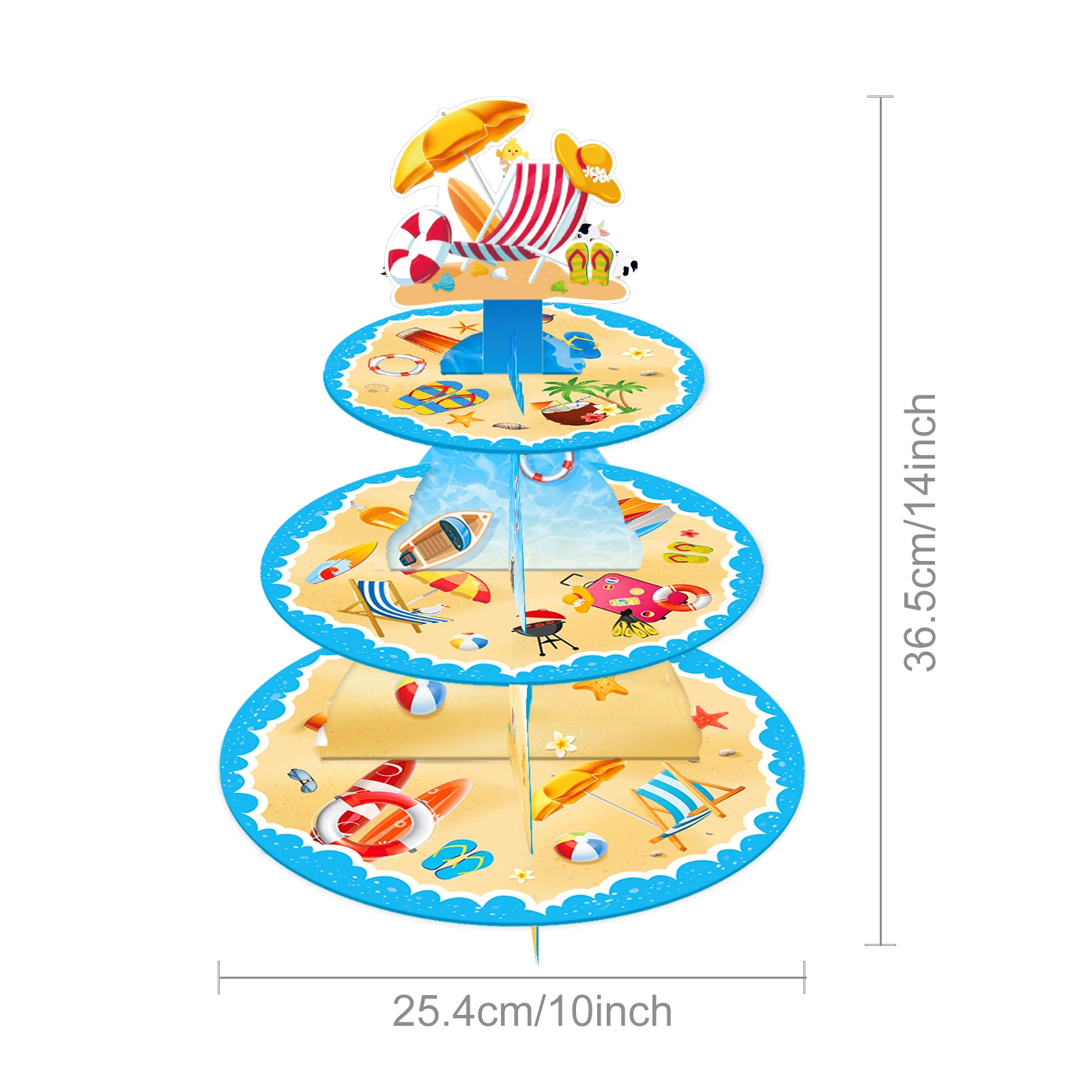 3-tiers Cartoon Summer Hawaii Beach Travel Birthday Party Backdrops Cupcake Rack Cake Display Stand Baby Shower Party Supplies
3-tiers Cartoon Summer Hawaii Beach Travel Birthday Party Backdrops Cupcake Rack Cake Display Stand Baby Shower Party Supplies