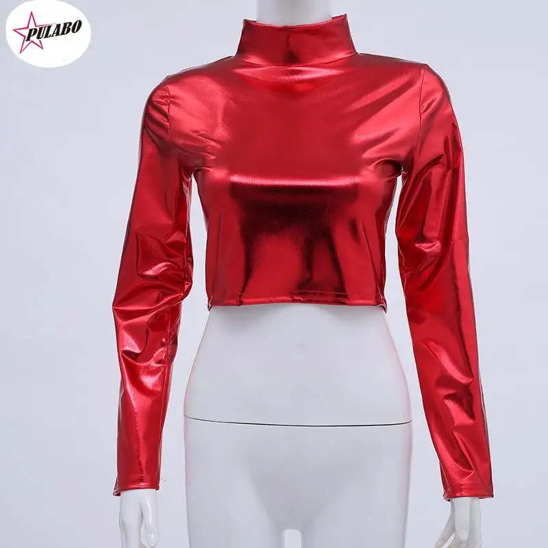 Pu Women Long Sleeve Shoulder Pad Zipper Faux Leather Jacket Short Coats Streetwear Gothic PULABO Autumn Winter Cool
Pu Women Long Sleeve Shoulder Pad Zipper Faux Leather Jacket Short Coats Streetwear Gothic PULABO Autumn Winter Cool