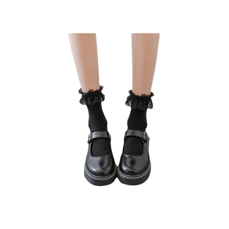 1Pair Fashion Lolita Japanese Girl Woman Lace Socking Sweet Ruffle Princess Socks Cotton CuteComfortable Japanese Fashion Women
1Pair Fashion Lolita Japanese Girl Woman Lace Socking Sweet Ruffle Princess Socks Cotton CuteComfortable Japanese Fashion Women