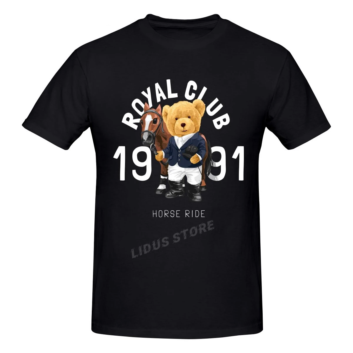 ROYAL CLIB 1991 Teddy Bear Horse Ride Outfit T shirts Harajuku Short Sleeve T-shirt Graphics Tshirt Brands Tee Tops
ROYAL CLIB 1991 Teddy Bear Horse Ride Outfit T shirts Harajuku Short Sleeve T-shirt Graphics Tshirt Brands Tee Tops