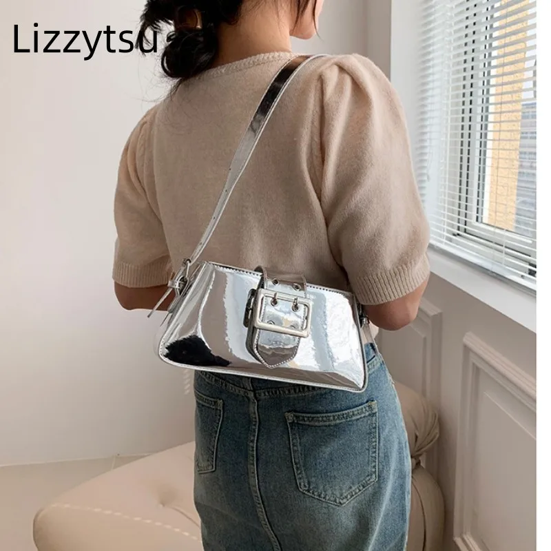 Модная дизайнерская Корейская винтажная сумка Lizzytsu на плечо женские роскошные