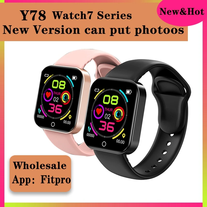 5/10/20PCS Y78 D30 Watch7 Smart Watch 1.44 inch Sports Music Blood Pressure FitnessTracker HeartRate Monitor SmartWatch pk D20
5/10/20PCS Y78 D30 Watch7 Smart Watch 1.44 inch Sports Music Blood Pressure FitnessTracker HeartRate Monitor SmartWatch pk D20