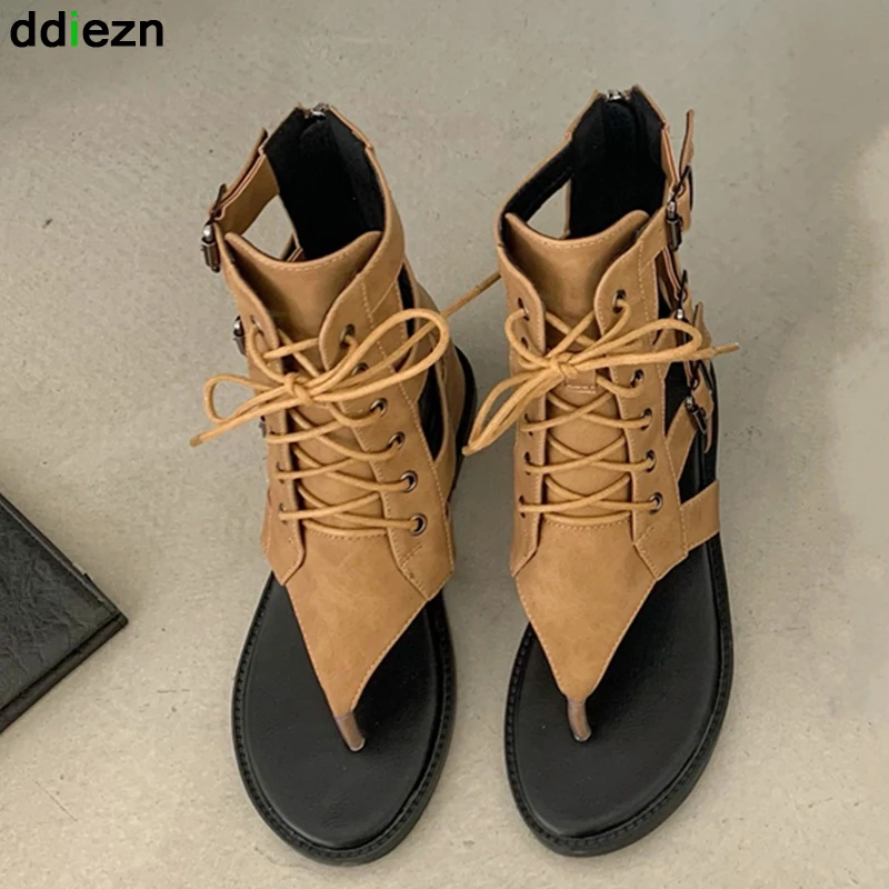 Women Shoes Boots Sandals Round Toe Wedges Female Shoes Casual Outside 2022 Ladies Summer Gladiator Flip Flops Flat With Sandals
Women Shoes Boots Sandals Round Toe Wedges Female Shoes Casual Outside 2022 Ladies Summer Gladiator Flip Flops Flat With Sandals