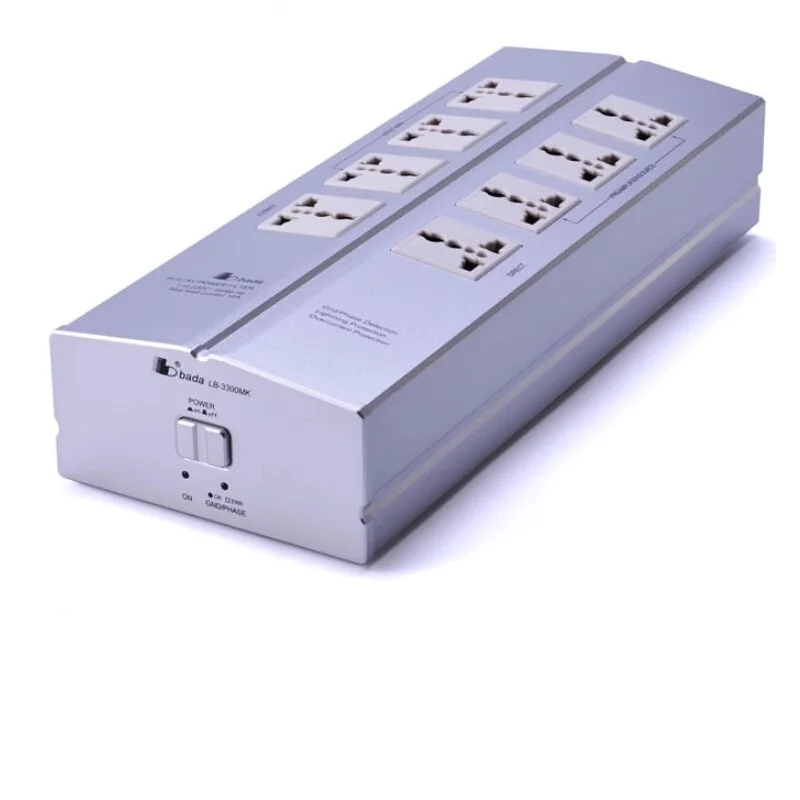 Bada 2500W 10A LB-3300MK Audio Fever Power Filter Overload Socket Hifi Audio Purifier
Bada 2500W 10A LB-3300MK Audio Fever Power Filter Overload Socket Hifi Audio Purifier