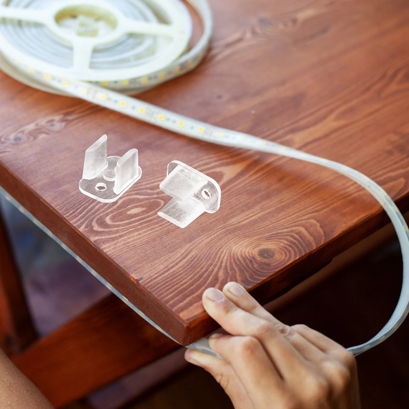 100 Pcs Neon Fixing Buckle Strip Light Clips Plastic LED Lights Bar Fasteners Lamp
100 Pcs Neon Fixing Buckle Strip Light Clips Plastic LED Lights Bar Fasteners Lamp