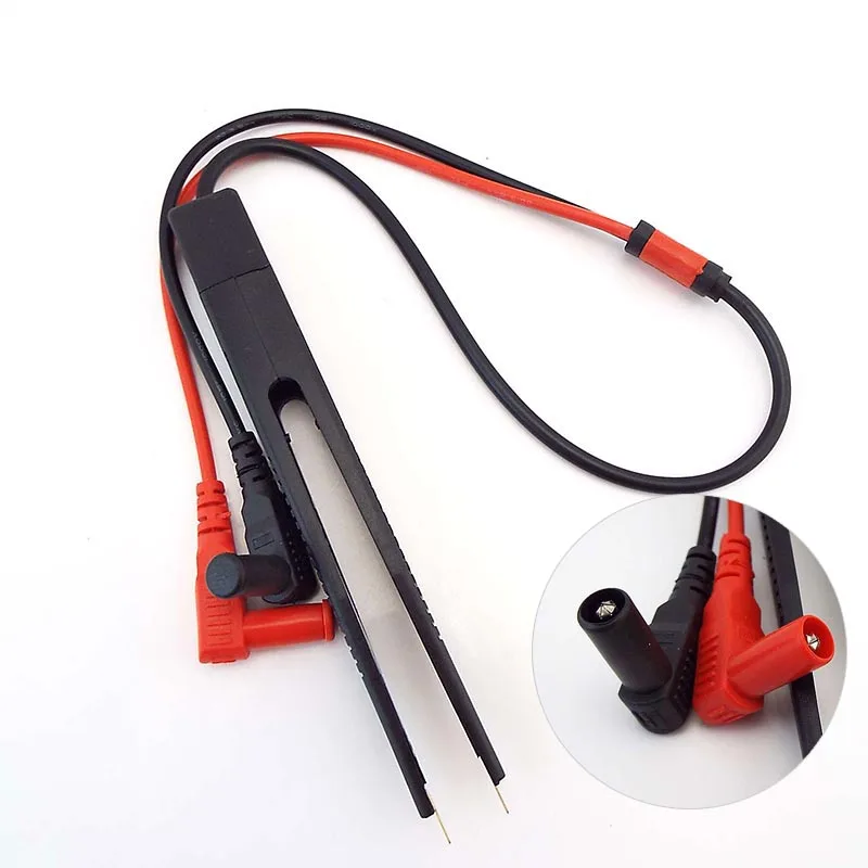SMD IC Inductor Test lead Clip pen Probe to banana end cable Pend for Resistor Multimeter Capacitor Meter Components Measure a1
SMD IC Inductor Test lead Clip pen Probe to banana end cable Pend for Resistor Multimeter Capacitor Meter Components Measure a1