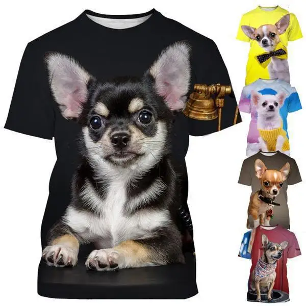 New Summer Fashion Animal Dog Chihuahua 3d Printed T-shirt Men's Women's Children's Street Casual Tops Breathable Lightweight
New Summer Fashion Animal Dog Chihuahua 3d Printed T-shirt Men's Women's Children's Street Casual Tops Breathable Lightweight