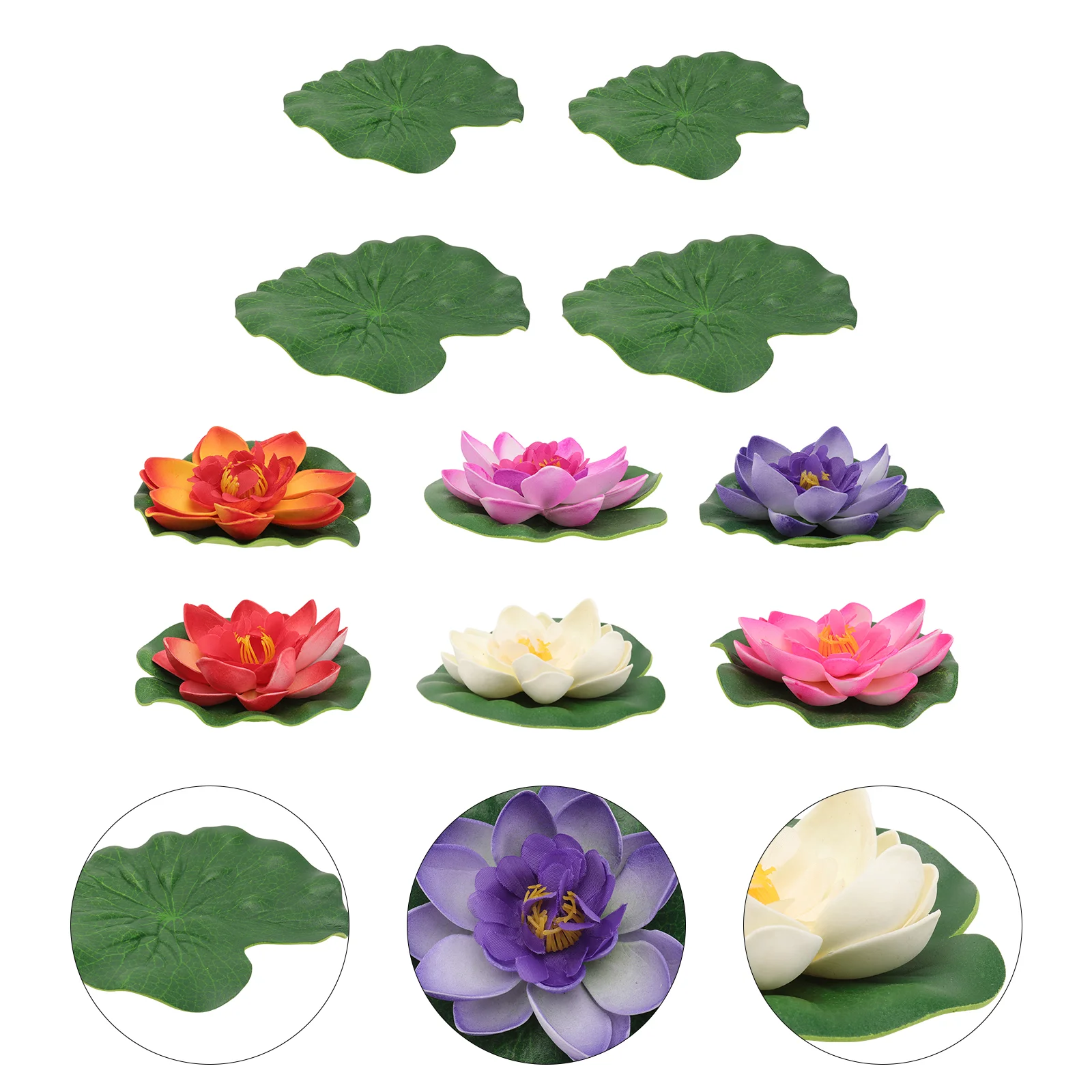 10pcs Floating Lily Decor Lily Pad Ornaments Lifelike Water Lily Artificial Flowers Artificial Lily Pads
10pcs Floating Lily Decor Lily Pad Ornaments Lifelike Water Lily Artificial Flowers Artificial Lily Pads