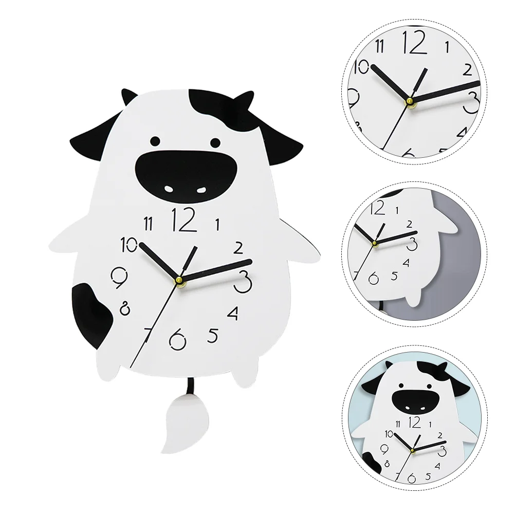 Cartoon Cow Wall Clock 3D Modern Mute Wall Watches Ornament Silent Quartz Clock Home Living Room Decoration
Cartoon Cow Wall Clock 3D Modern Mute Wall Watches Ornament Silent Quartz Clock Home Living Room Decoration