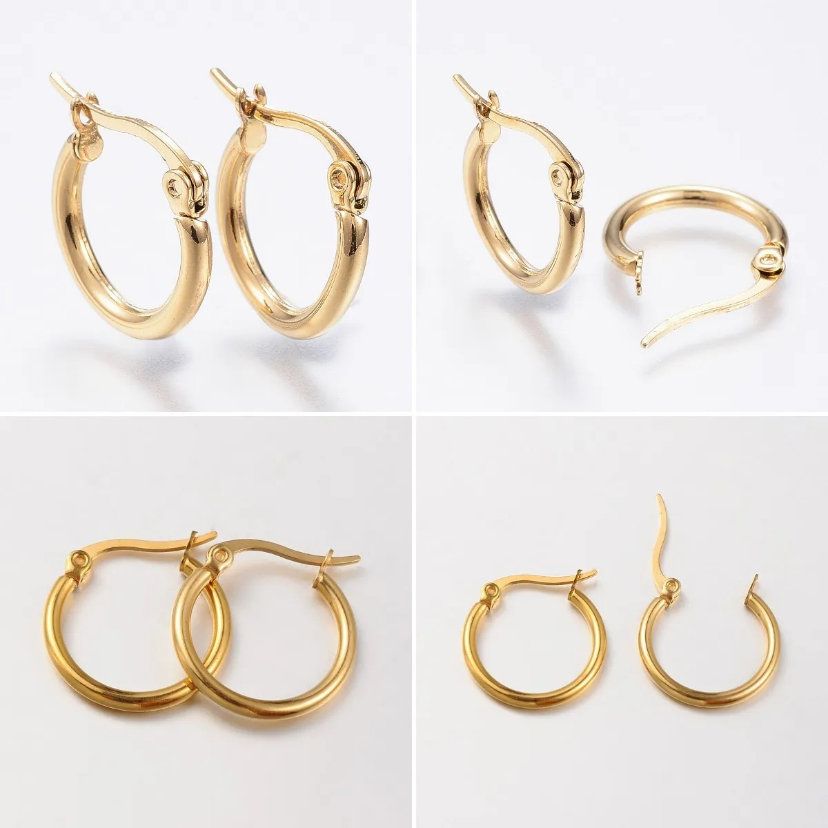 6 пар, круглые серьги-кольца из нержавеющей стали, 15 мм, 20 мм
6 пар, круглые серьги-кольца из нержавеющей стали, 15 мм, 20 мм