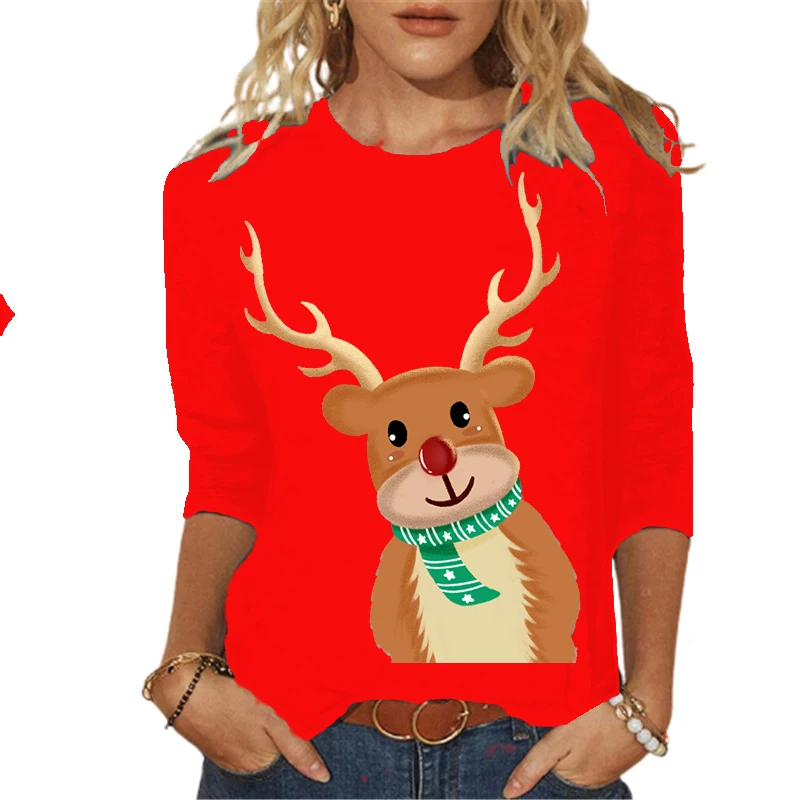 Женский пуловер с длинным рукавом, разноцветный Повседневный Свободный пуловер с круглым вырезом и 3D принтом, весна-осень 2022
Женский пуловер с длинным рукавом, разноцветный Повседневный Свободный пуловер с круглым вырезом и 3D принтом, весна-осень 2022