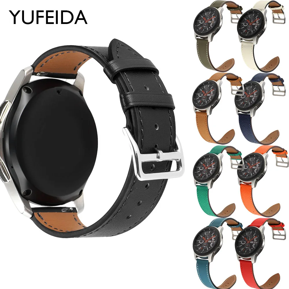 YUFEIDA Leather Watch Band Strap for Samsung Galaxy Watch 5/pro/4/classic Watchband 20mm 22mm Leather Sport Bracelet Wristband
YUFEIDA Leather Watch Band Strap for Samsung Galaxy Watch 5/pro/4/classic Watchband 20mm 22mm Leather Sport Bracelet Wristband
