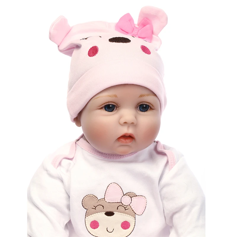 55CM Soft silicone Flexible Soft Touch Reborn Baby Bite Pacifier Adorable Newborn Baby Girl Dolls Kids Birthday Gift Toy
55CM Soft silicone Flexible Soft Touch Reborn Baby Bite Pacifier Adorable Newborn Baby Girl Dolls Kids Birthday Gift Toy