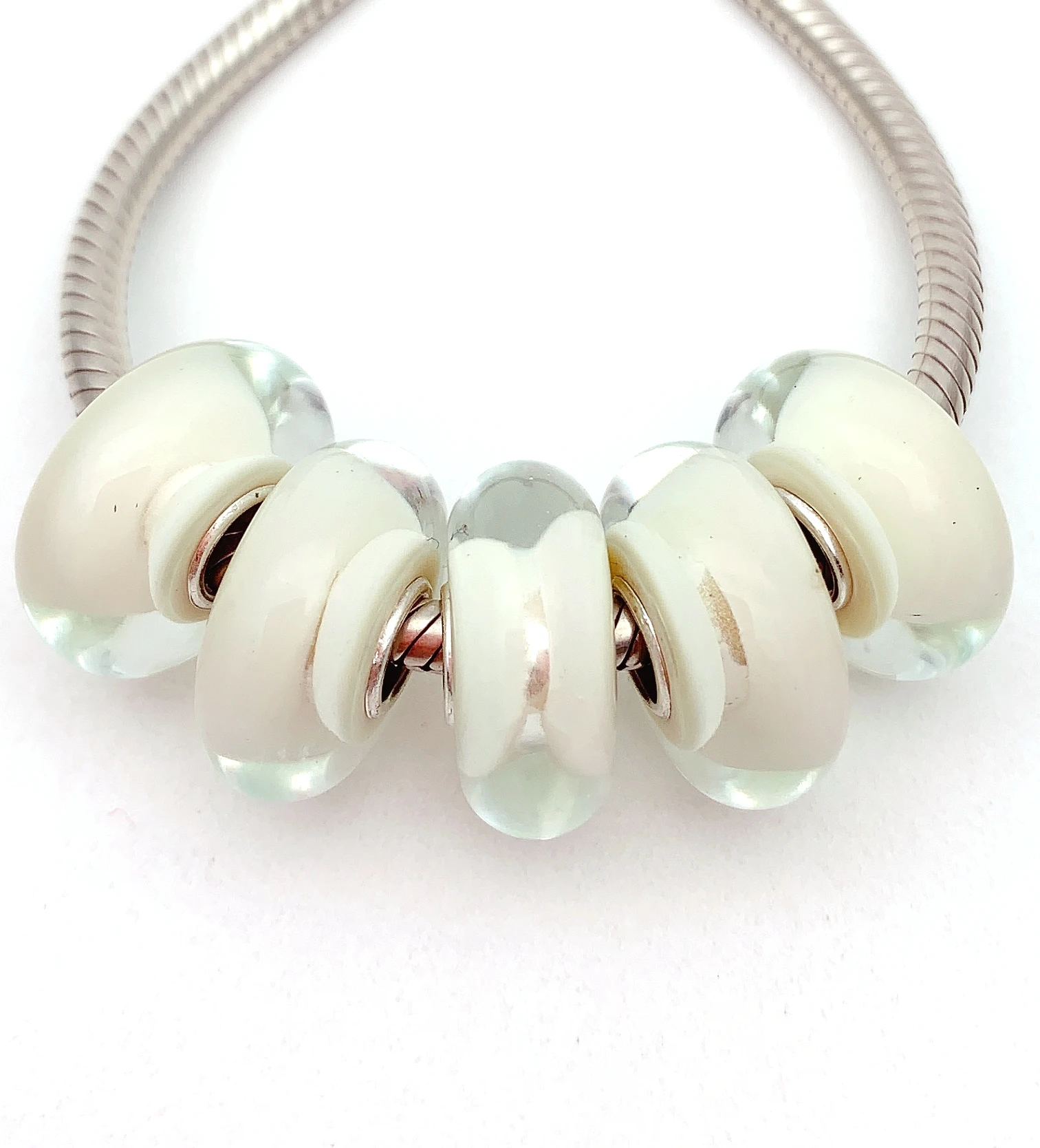 YG609 5X 100% Authenticity S925 Sterling Silver Beads Murano Glassbeads NEW Fit European Charms Bracelet Diy Jewelry Lampwork
YG609 5X 100% Authenticity S925 Sterling Silver Beads Murano Glassbeads NEW Fit European Charms Bracelet Diy Jewelry Lampwork
