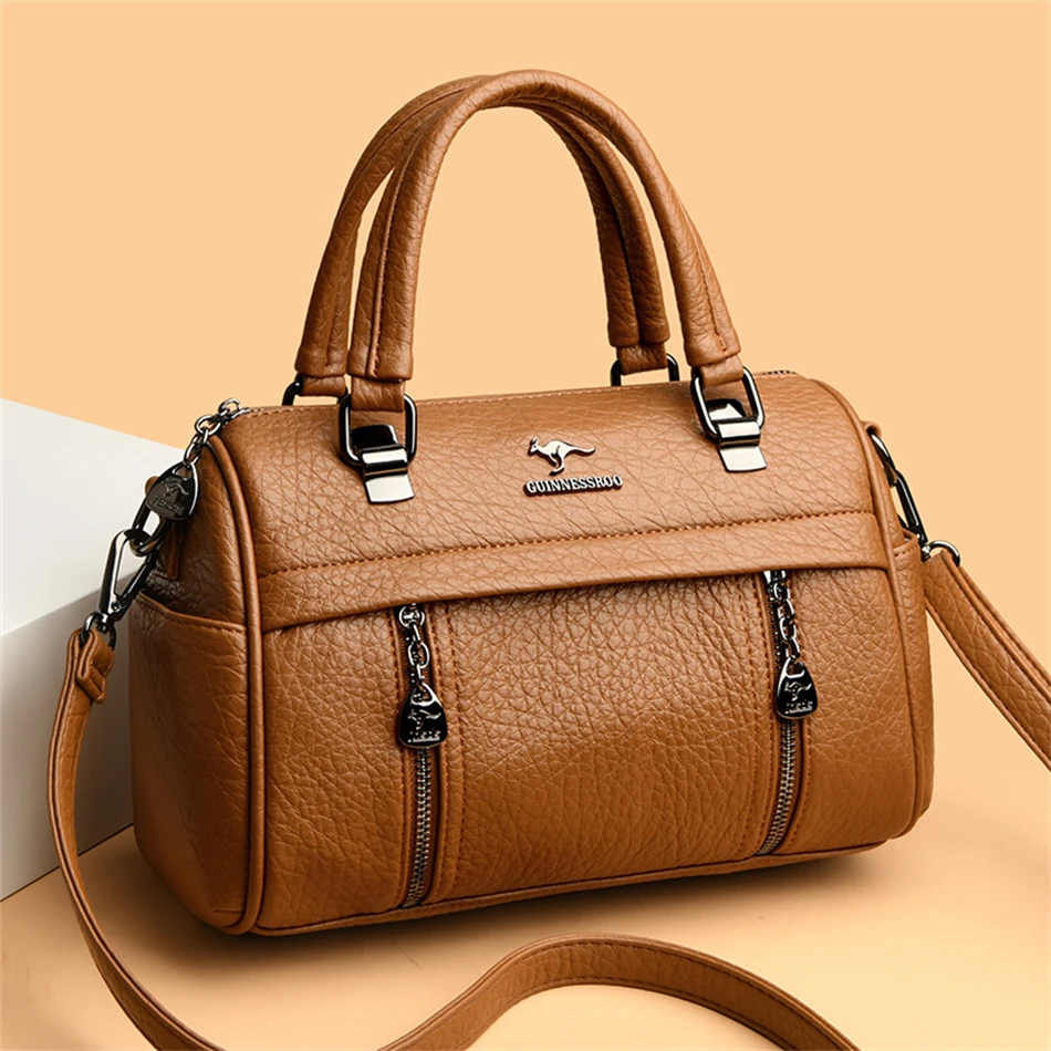 Luxury Handbags Women Bags Designer Solid Color PU Leather Big Capacity Tote Bag for Women Vintage Top-handle Shoulder Bags Sac
Luxury Handbags Women Bags Designer Solid Color PU Leather Big Capacity Tote Bag for Women Vintage Top-handle Shoulder Bags Sac